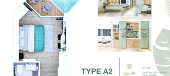 Кондоминиум  с 1 спальней в Пляж Сурин, Таиланд № 26039 8