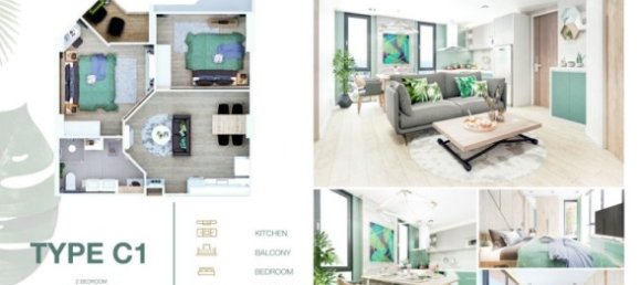 Кондоминиум  с 1 спальней в Пляж Сурин, Таиланд № 26039 11