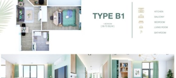 Кондоминиум  с 1 спальней в Пляж Сурин, Таиланд № 26039 9