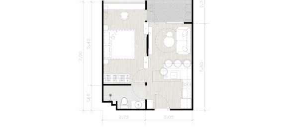 1 bedroom Apartment in Pattaya, Thailand No. 20540 2