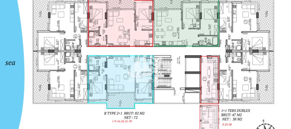 Wohnung 1+1 in Mahmutlar, Turkey, Nr. 1168 14