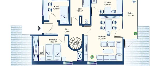 Dúplex de 4 habitaciónes en Lustenau, Austria No. 153591 18