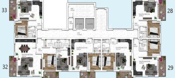 Wohnung 1+1 in Alanya, Turkey, Nr. 14407 23