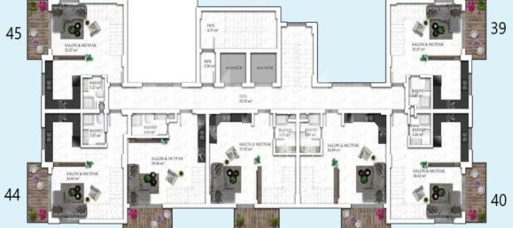 Wohnung 1+1 in Alanya, Turkey, Nr. 14407 25