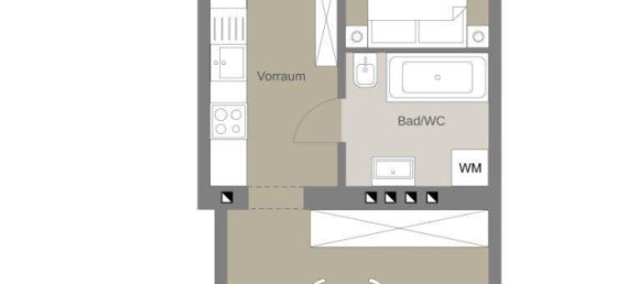 2-Zimmer Wohnung in Favoriten, Austria, Nr. 137534 7