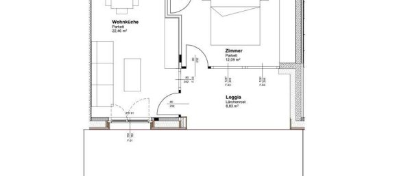 2غرفة شقة في Bludenz, Austria رقم 222866 12