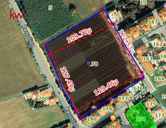 Grundstück in Pervolia, Cyprus 14371m², Nr. 26435