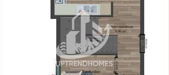 Apartment 1+1 in Oba, Turkey No. 10876 10