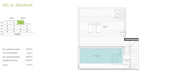 2 bedrooms Penthouse in Alicante, Spain No. 188237 14