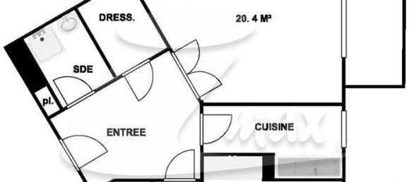 Apartamento de 1 dormitorio en Levallois-Perret, France No. 175317 6