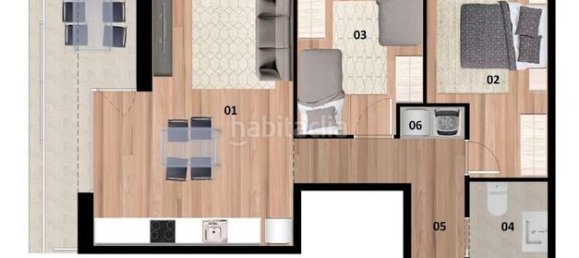 2 Schlafzimmer Wohnung in Vallirana, Spain, Nr. 27618 16