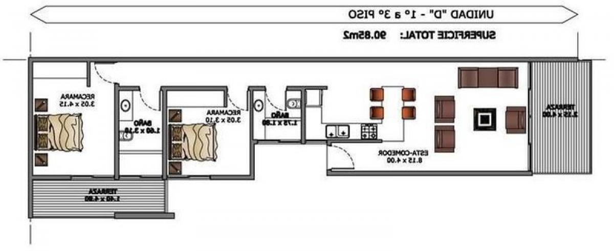 2 Schlafzimmer Wohnung in Solidaridad, Mexico, Nr. 172332