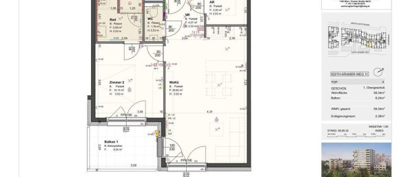 1 bedroom Apartment in Vienna, Austria No. 139435 6