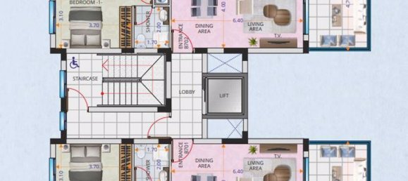 Apartamento T2 em Larnaca, Cyprus N.º 19850 14
