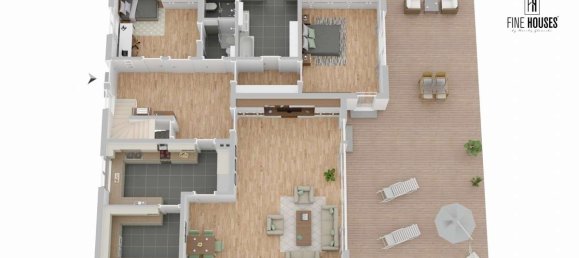 3 غرف نوم تاون هاوس في Odenwaldkreis, Germany رقم 245081 37