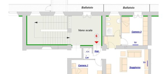 3-salle Appartement à Voghera, Italy No. 281427 18