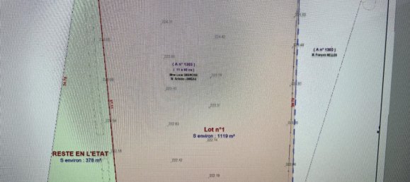 1119m² Land in Vezilly, France No. 155952 3