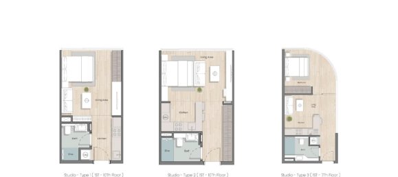 Studio in Al Marjan Island, UAE No. 21738 16