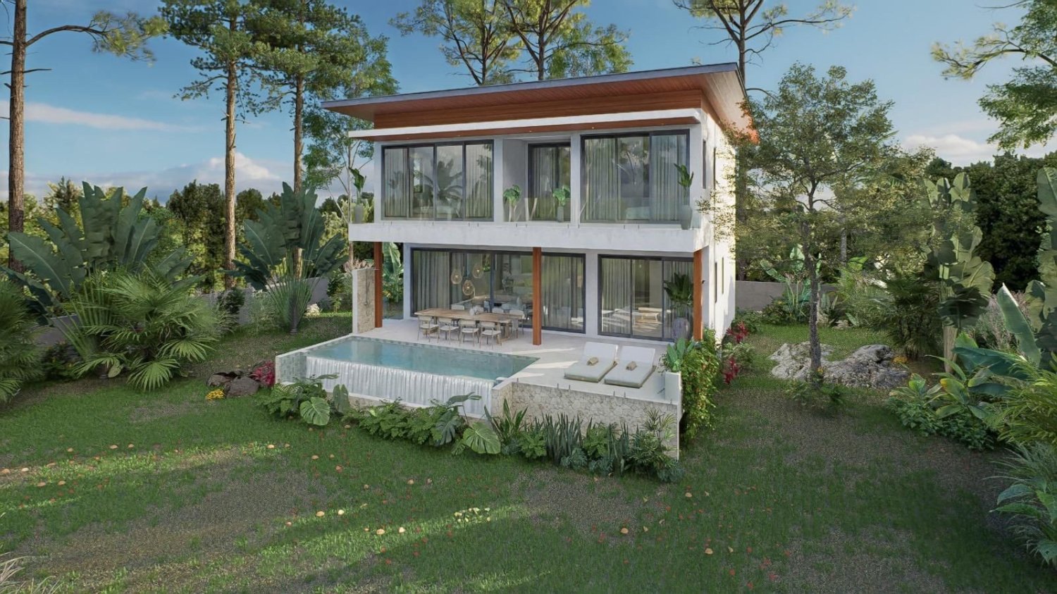 Дом с 4 спальнями в Самуй, Таиланд № 63262