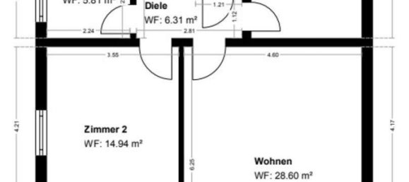 Квартира с 3 спальнями в Ebersberg, Германия № 27845 15