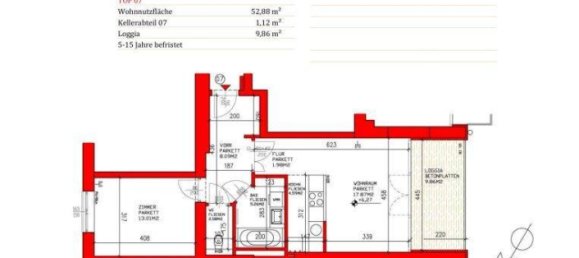 2 rooms Apartment in Wieden, Austria No. 103608 21