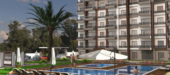 Квартира с 2 комнатами в Аланья, Турция № 29963 4