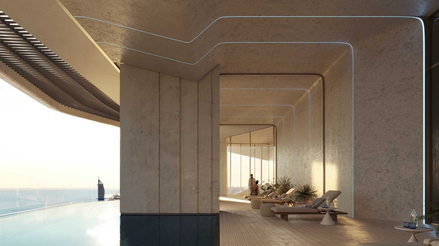 Apartamento de 2 dormitorios en ICONIC TOWER, Al Sufouh, UAE No. 62187