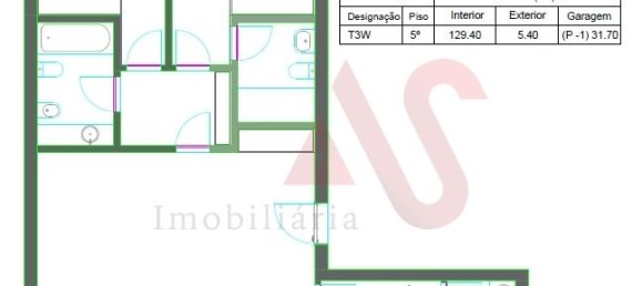 Квартира с 3 спальнями в Авейру, Португалия № 125053 16