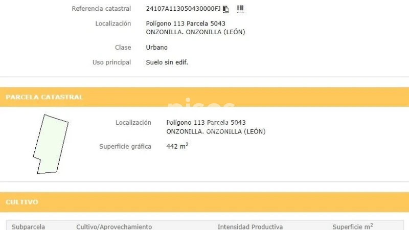  Land in Onzonilla, Spain No. 28997