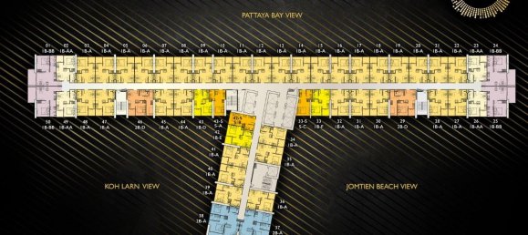 Кондоминиум  с 1 спальней в Паттайя, Таиланд № 11965 29