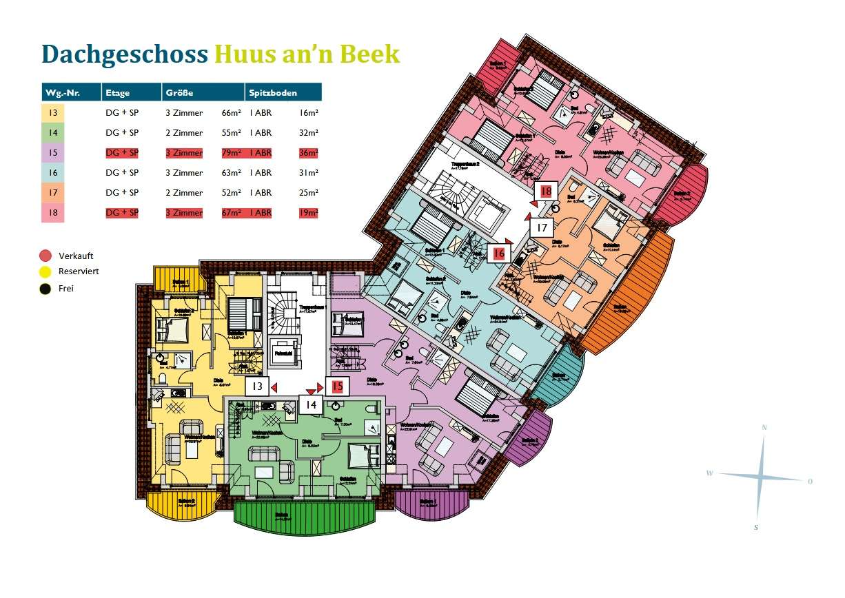 1 chambre Appartement à Cuxhaven, Germany No. 45346