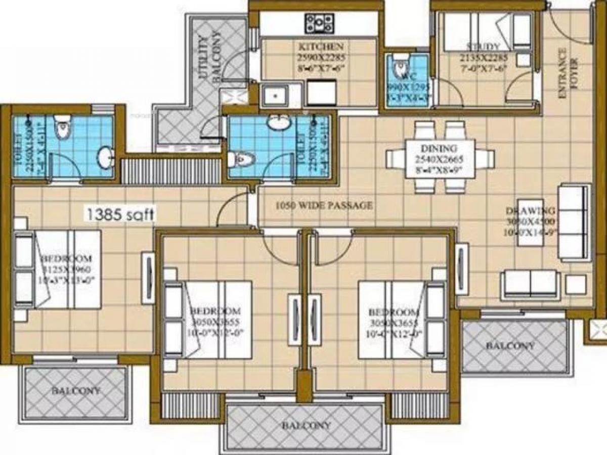 3 bedrooms House in Noida, India No. 67027