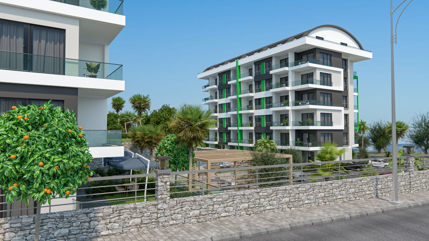 Apartamento 3+1 em Konak Homes 2, Kargicak, Turkey N.º 36620