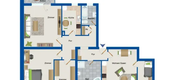 2 rooms Apartment in Reinickendorf, Germany No. 63055 9