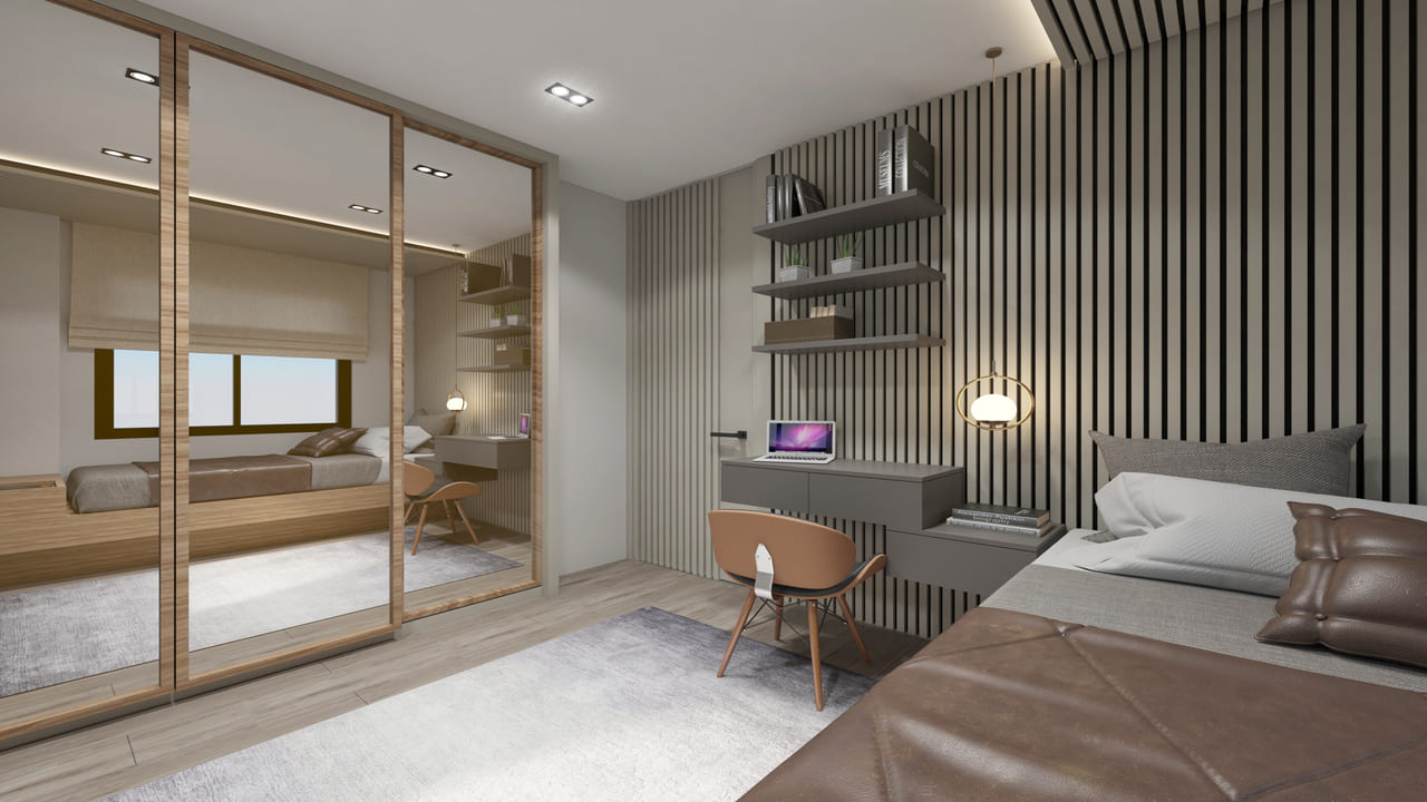 Apartment 3+1 in Vita Court Holiday, Mezitli, Turkey No. 38295