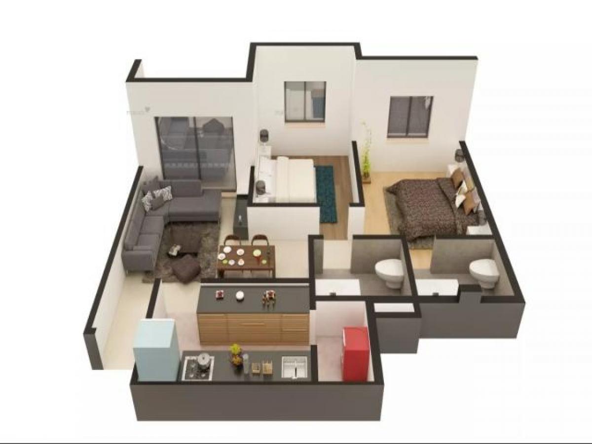 Дом с 2 спальнями в Бангалор, Индия № 43631