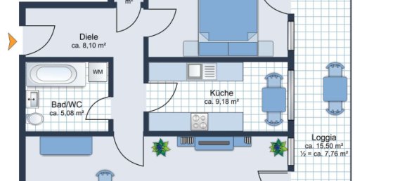 2 غرف نوم شقة في Munich, Germany رقم 287108 18