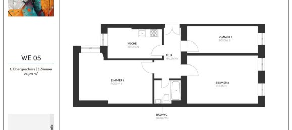 3-salle Appartement à Kreuzberg, Germany No. 269686 2