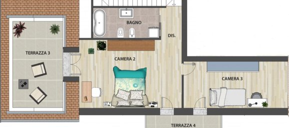 Apartamento de 5 habitaciónes en Padua, Italy No. 90700 23
