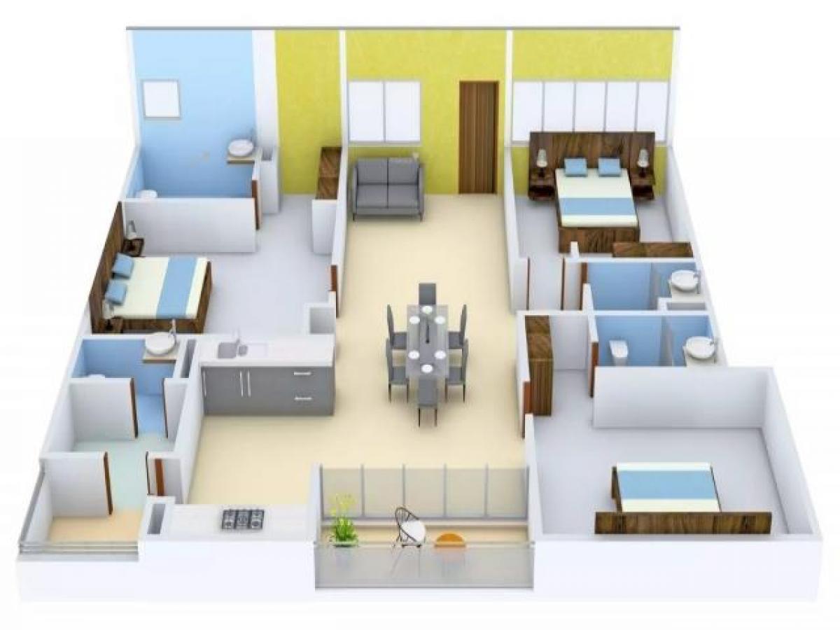 3 Schlafzimmer Haus in Hyderabad, India, Nr. 7783