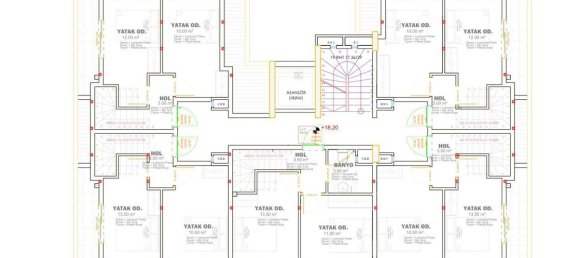 3-salle Penthouse à Kargicak, Turkey No. 10011 23