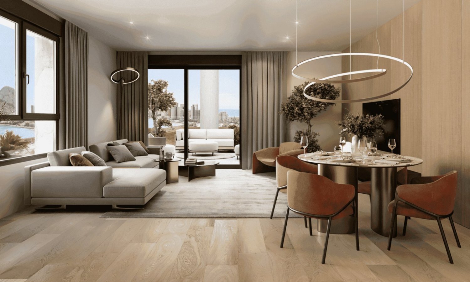 3 غرف نوم شقة في Calpe, Spain رقم 284500