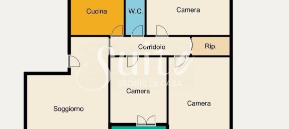 Apartamento de 4 divisões em Palermo, Italy N.º 222550 3