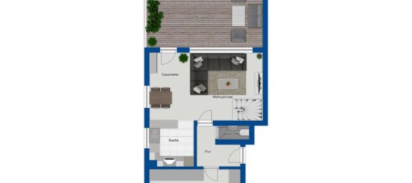 2 Schlafzimmer Doppelhaus in Mülheim an der Ruhr, Germany, Nr. 87736 56