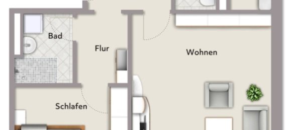 2غرفة شقة في Nuremberg, Germany رقم 305602 11