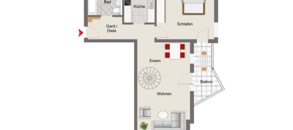 3غرفة منزل ذو طابقين في Schwabisch Hall, Germany رقم 41689 14