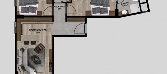 Studio à Mersin, Turkey No. 15833 4