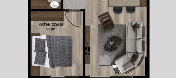 Studio à Mersin, Turkey No. 15833 12