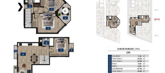 2 rooms Apartment in Alanya, Turkey No. 10154 22