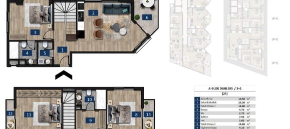 2 rooms Apartment in Alanya, Turkey No. 10154 20